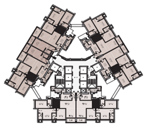 Oberoi Pokhran Road 2 Thane 3BHK Plan